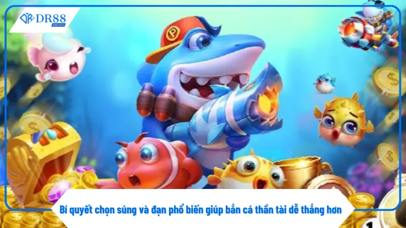 Bắn Cá Thần Tài Dr88 - Kênh Giải Trí Và Kiếm Tiền Tuyệt Vời 4 Không nên dùng đạn pháo trong bắn cá thần tài khi chỉ có cá nhỏ
