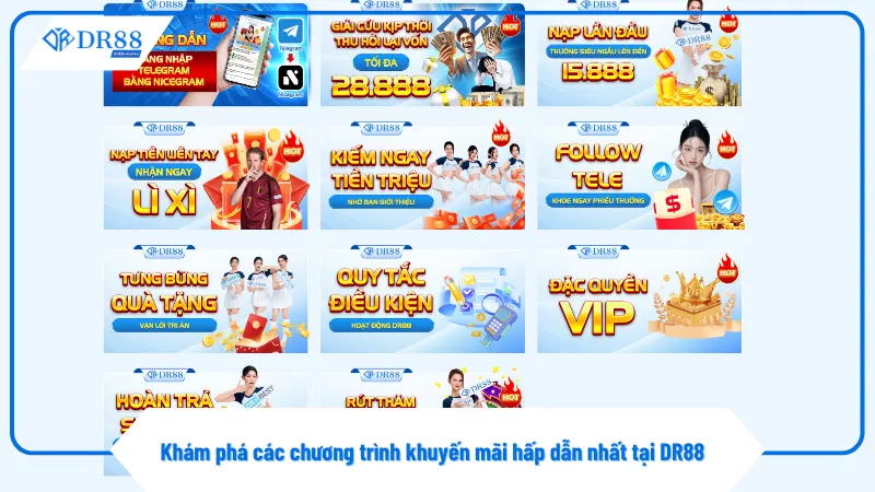 Khuyến Mãi 1 Khuyến mãi tại DR88 luôn có thời hạn rõ ràng